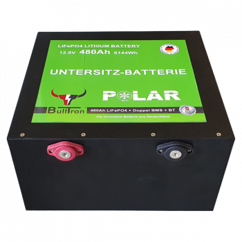 480Ah BullTron Polar LiFePO4 12.8V Akku mit Smart Doppel-BMS, Bluetooth App und Heizung