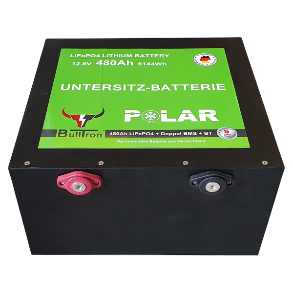 MMT-Industry Products - 480Ah BullTron Polar LiFePO4 12.8V Akku mit Smart  Doppel-BMS, Bluetooth App und Heizung