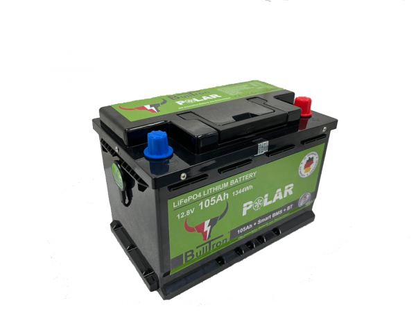 LiFePO4 Akku 24V 100Ah mit BMS (Batterie Management System) / neues Gehäuse
