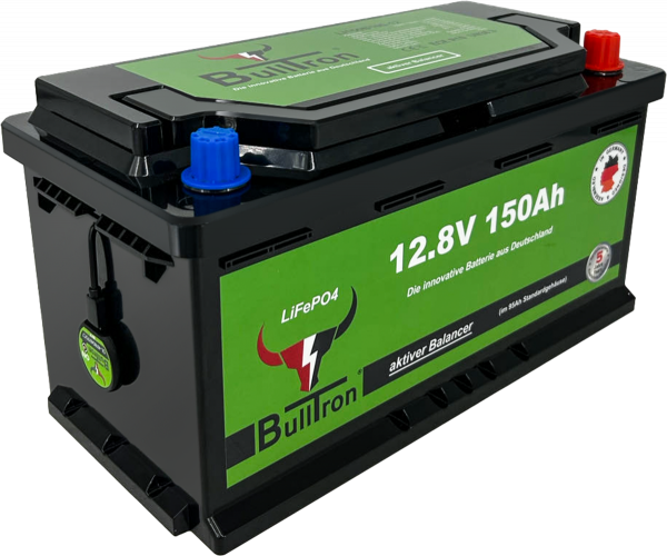 150Ah BullTron LiFePO4 12.8V Akku mit Smart BMS und Bluetooth App