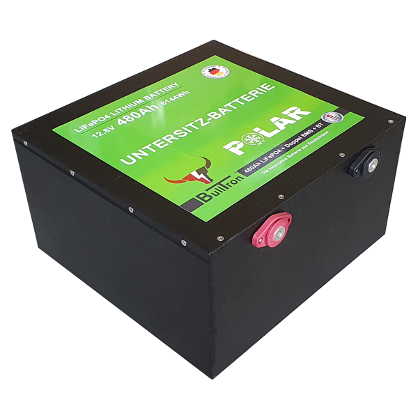 480Ah BullTron Polar LiFePO4 12.8V Akku mit Smart Doppel-BMS, Bluetooth App und Heizung